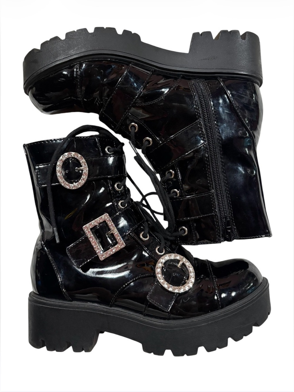 Black Soda platform boots